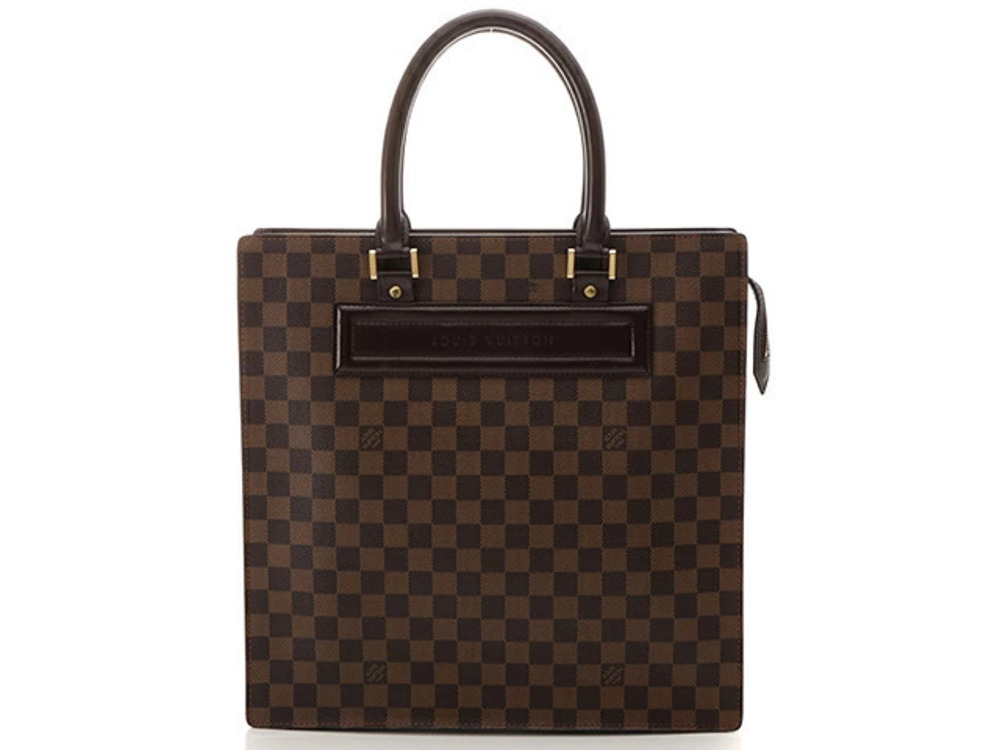 LOUIS VUITTON Handbag Venice Damier Ebene Brown